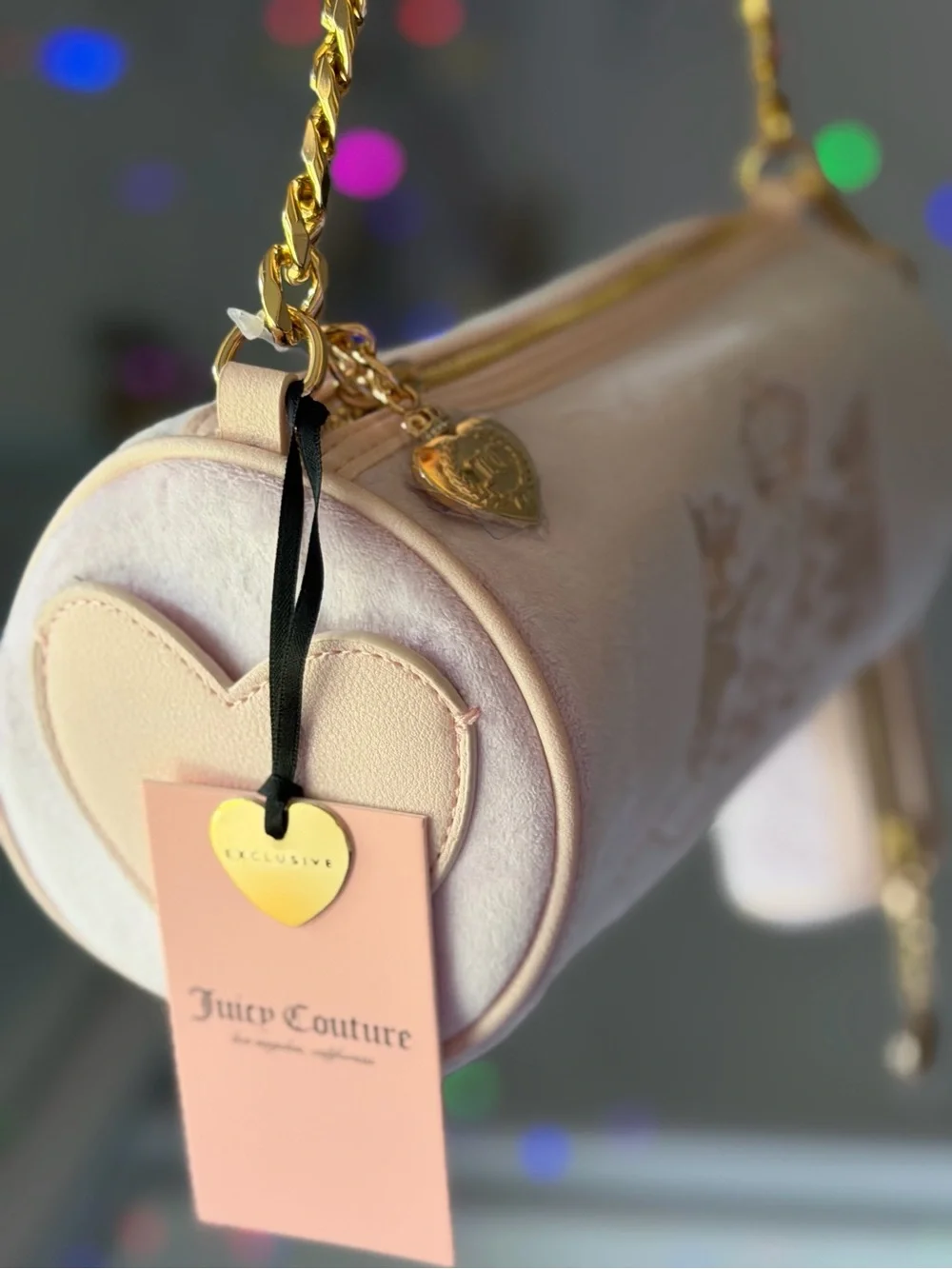 Juicy Couture Lilac Velour Barrel Bag Coin Pouch Y2K 2000s Choose Scottie Dogs